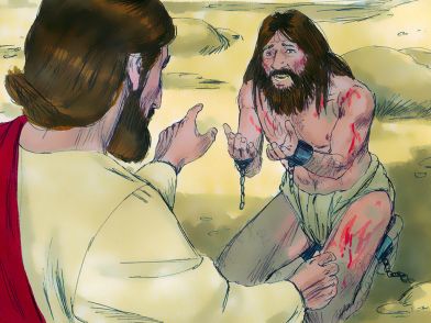 Jesus-heals-troubled-man