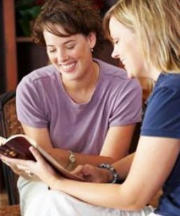 Woman Sharing With Woman